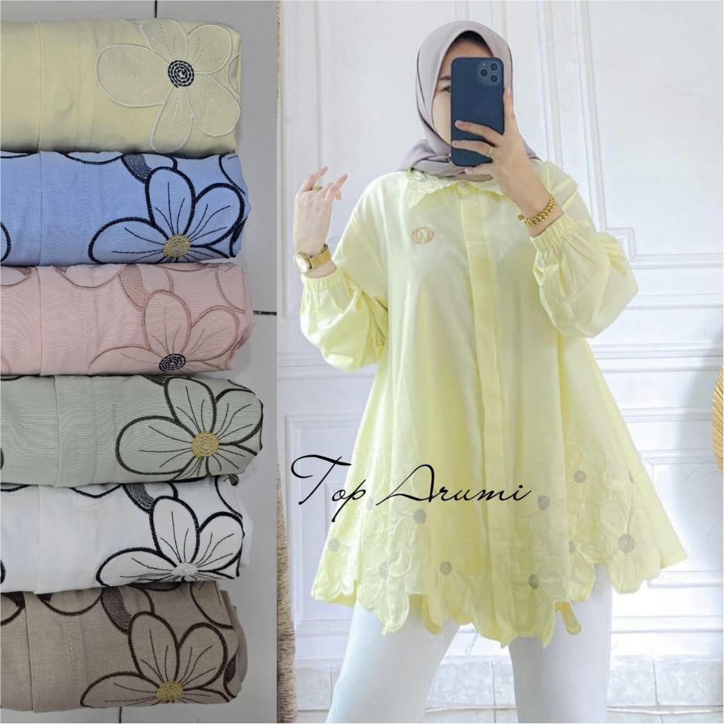 Top Arumi Winody Update Fashion Terbaru Winody Atasan Wanita Kekinian Hijab friendly