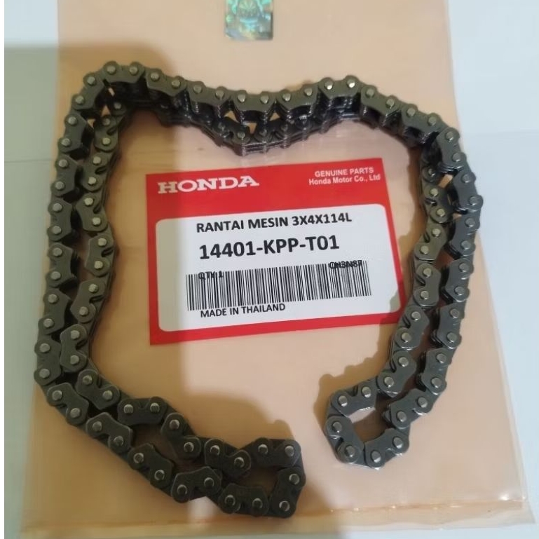 14401-KPP-T01 Rantai keteng cb 150r old rantai mesin tensioner cb 150r old original thailand