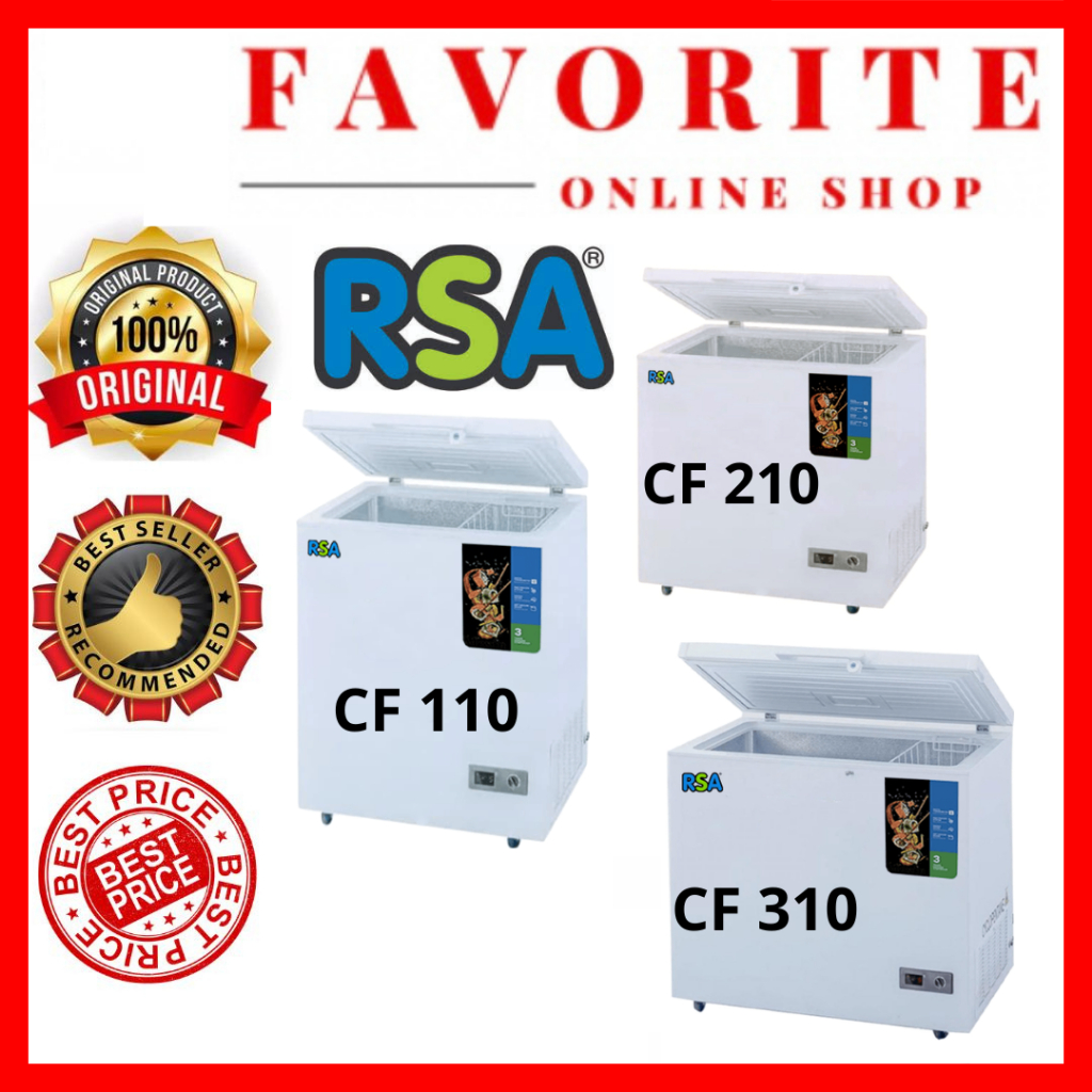 CHEST FREEZER RSA 310 CF-310 / CF310 FREEZER BOX 310 LITER