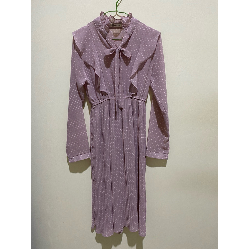 PL Dress Pink Plisket