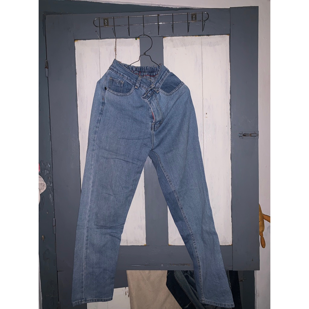 preloved jeans highwaist nuber celana jeans boyfriend jeans