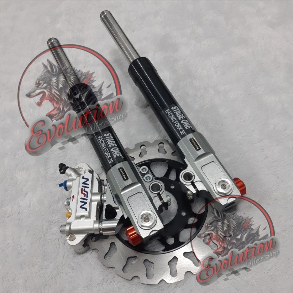 Shock depan SUPRA110 - SUPRA125 - KHARISMA - REVO LAMA - REVO ABSOLUTE - BLADE shock depan variasi p