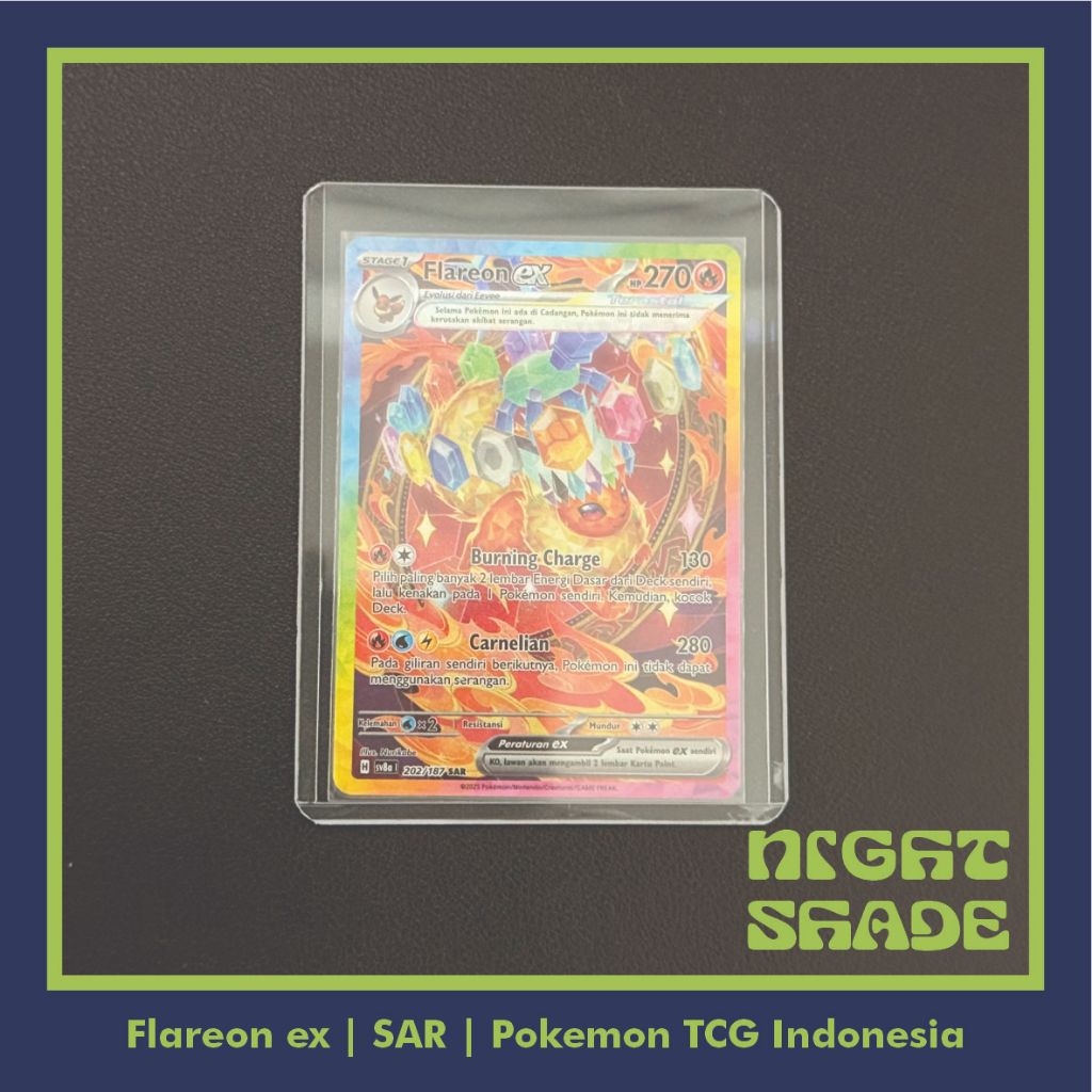 Flareon ex SAR - Pokemon TCG Indonesia