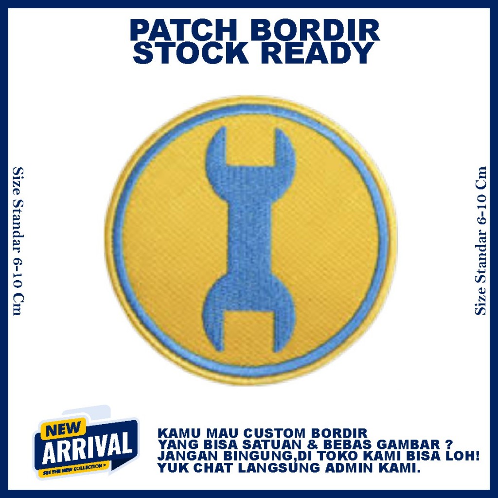 PATCH BORDIR LOGO OTOMOTIV HIGH QUALITY EMBROIDERY - ZONABORDIR
