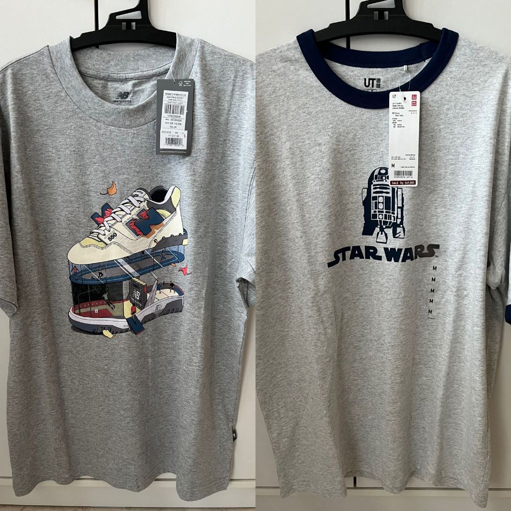 Tshirt Uniqlo & New Balance
