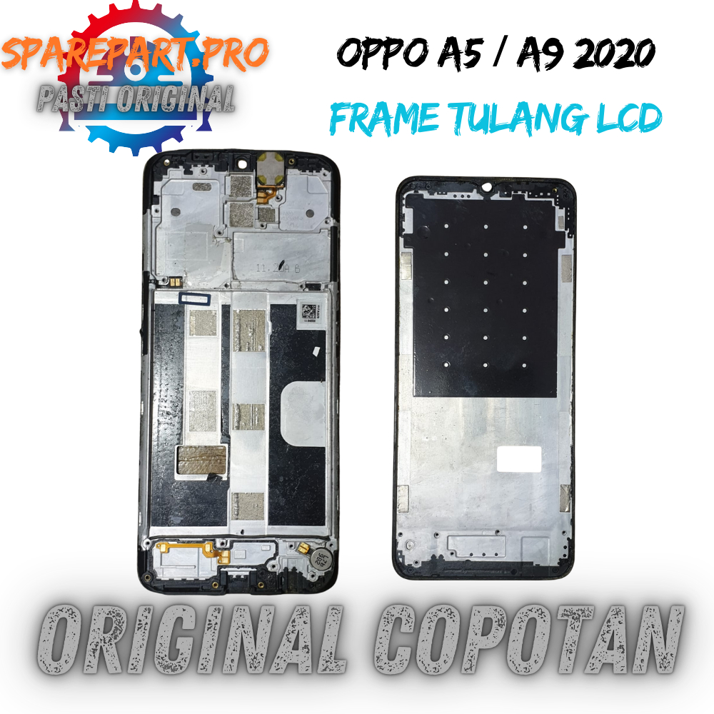 frame tatakan lcd tulang lcd speaker flexibel on off fullset oppo a5 2020 a9 2020 original copotan