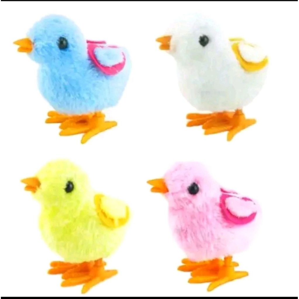 Mainan ayam putar ayam kunci KECIL PUTAR JAM