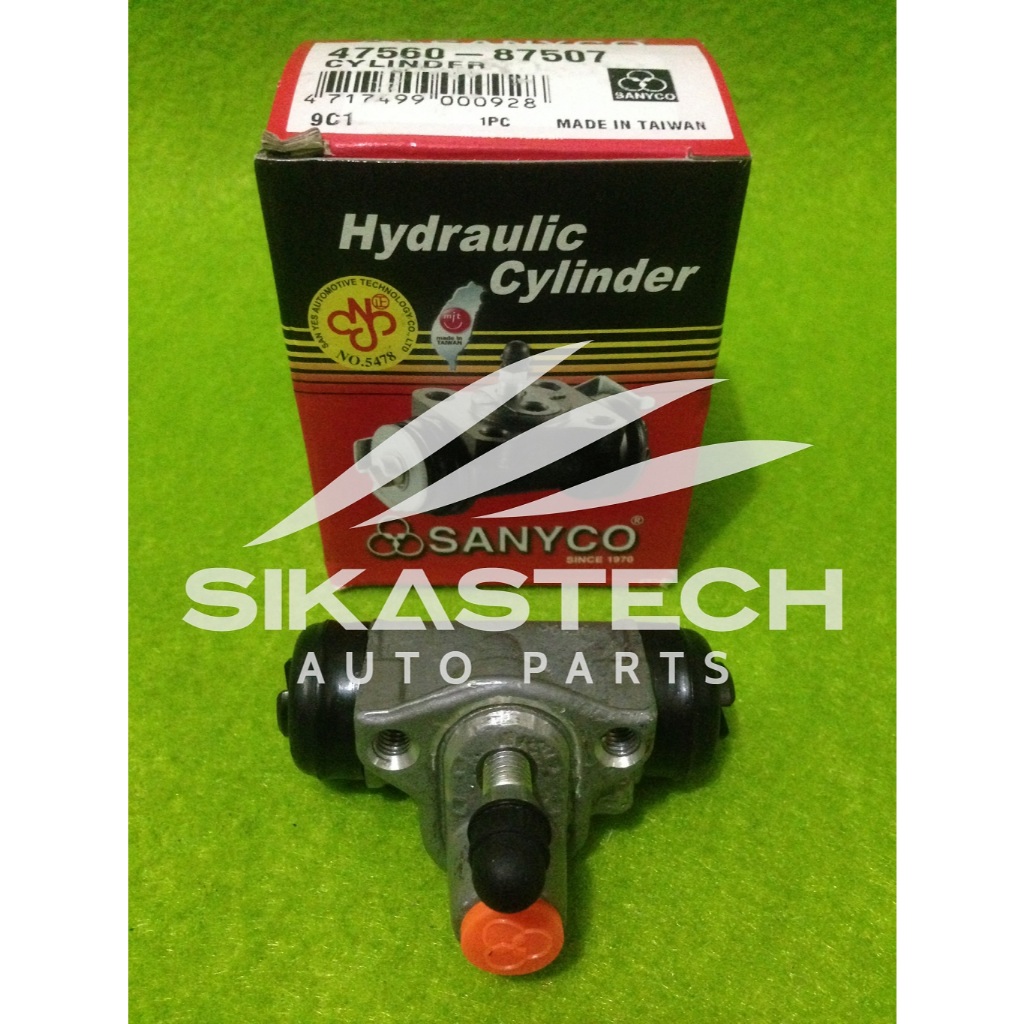 47560-87507 LEFT REAR WHEEL BRAKE CYLINDER ASSY / MASTER REM TROMOL RODA BELAKANG KIRI DAIHATSU HIJE