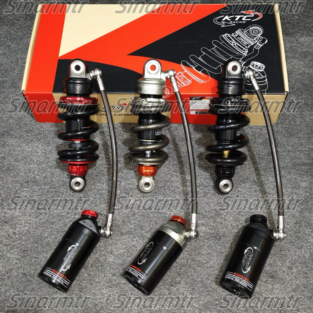 MONOSHOCK KTC RACING ORIGINAL 208MM SHOCK BELAKANG TABUNG PISAH MX KING JUPITER OLD NEW MONO SHOCK 2