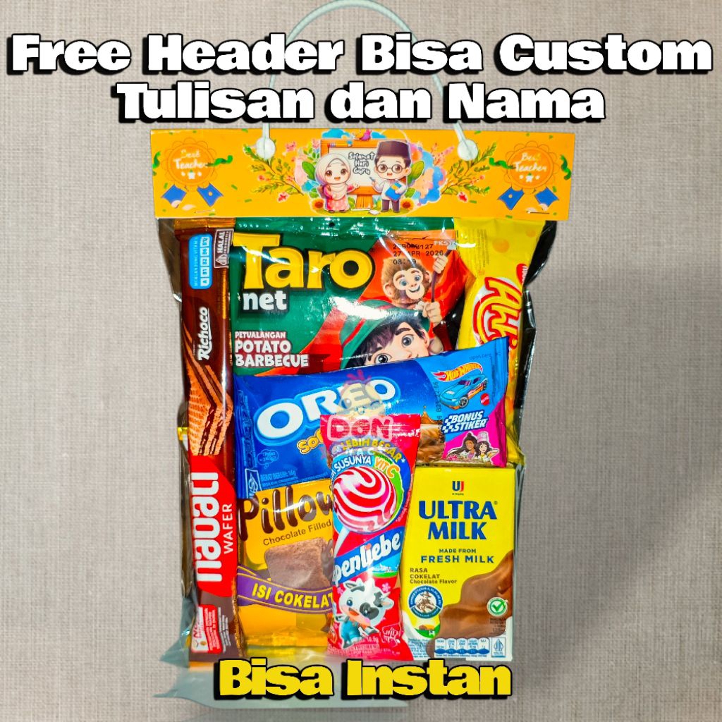 Snack acara / snack ulang tahun anak. Hampers murah meriah