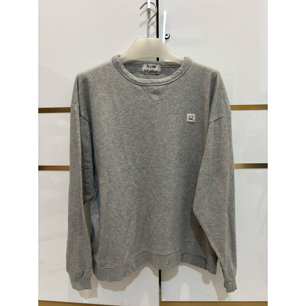 Crewneck baju lengan panjang Acne Studios grey