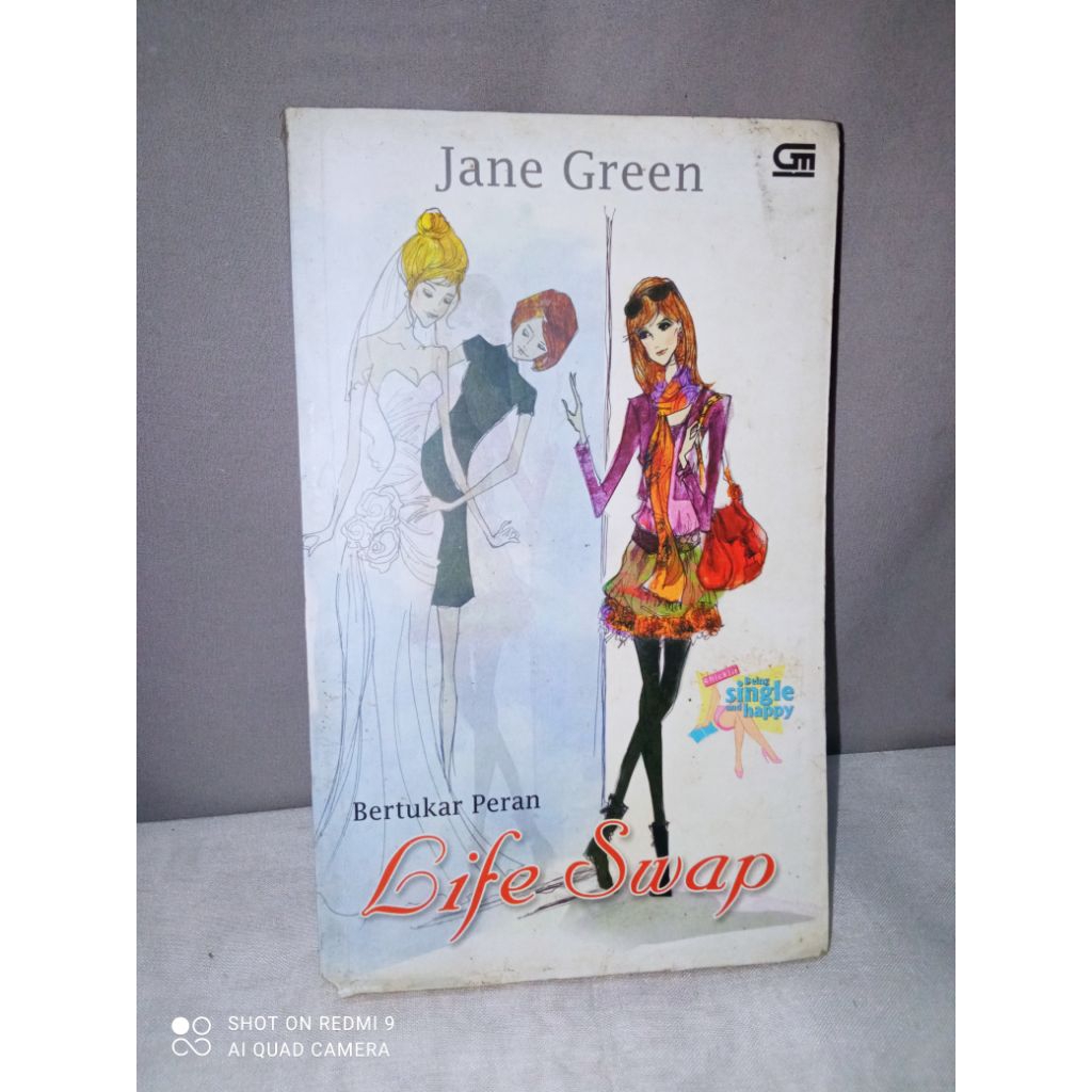 Preloved ORIGINAL Novel Life Swap by Jane Green Intan Bekas Penerbit Gramedia Second Unhaul PL Buku 