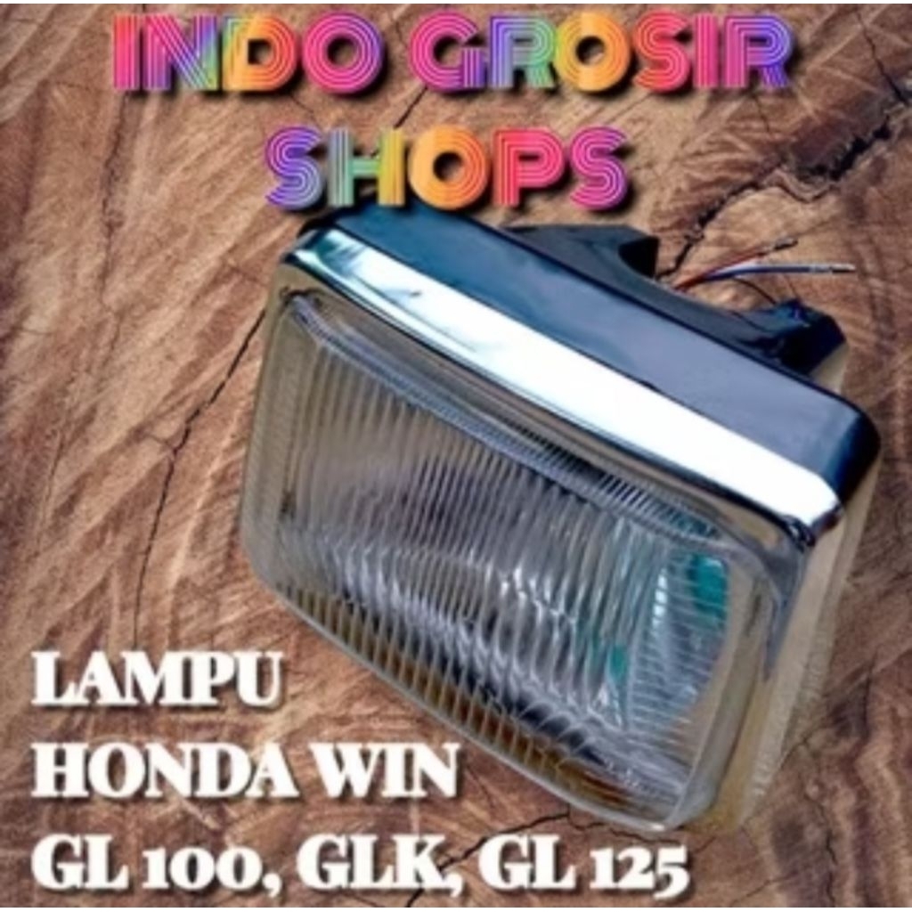 Lampu depan headlamp Honda win Gl 100 gl 125 bisa buat batok daymaker gl pro gl max