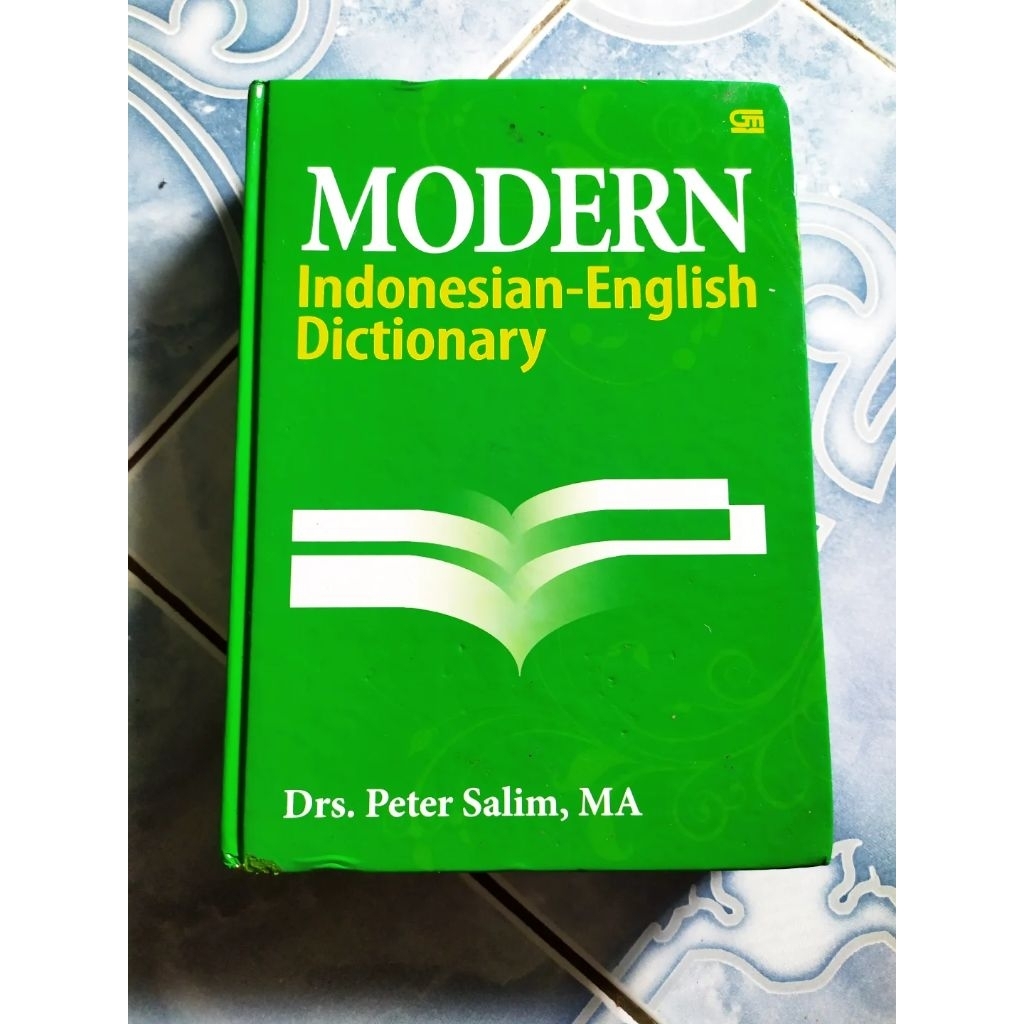 Original HC Hardcover Modern Indonesian English Dictionary - Drs. Peter Salim, MA