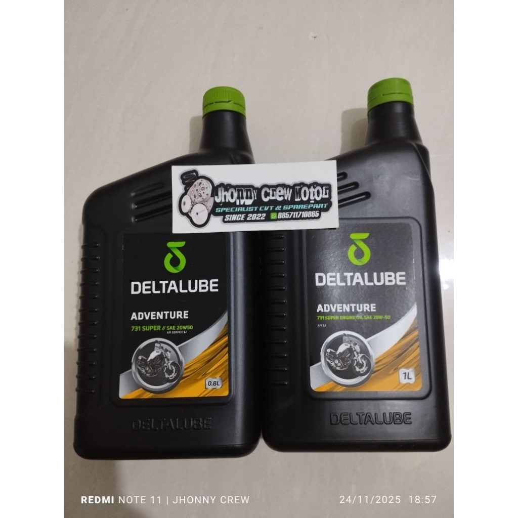 oli deltalube motor 1ltr 20w50