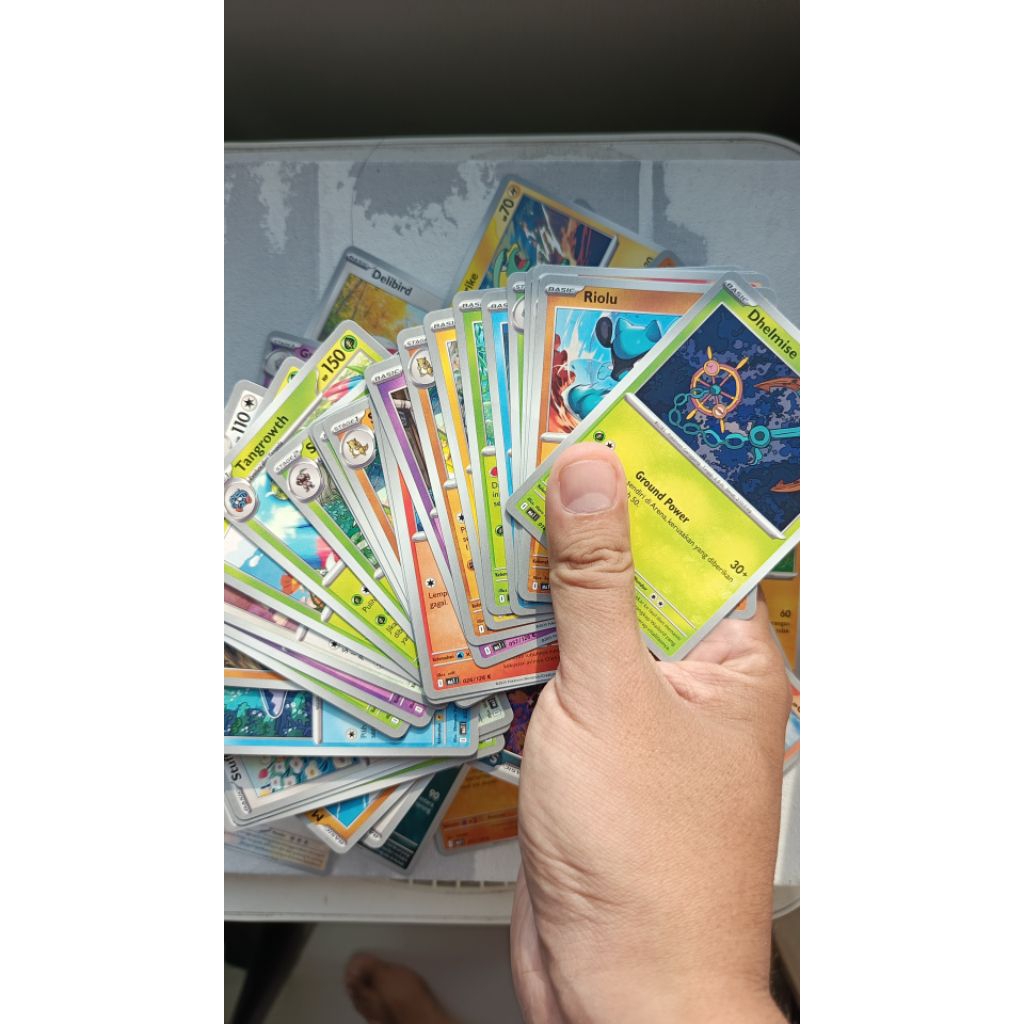 Kartu pokemon Indonesia bulk original (20 kartu)