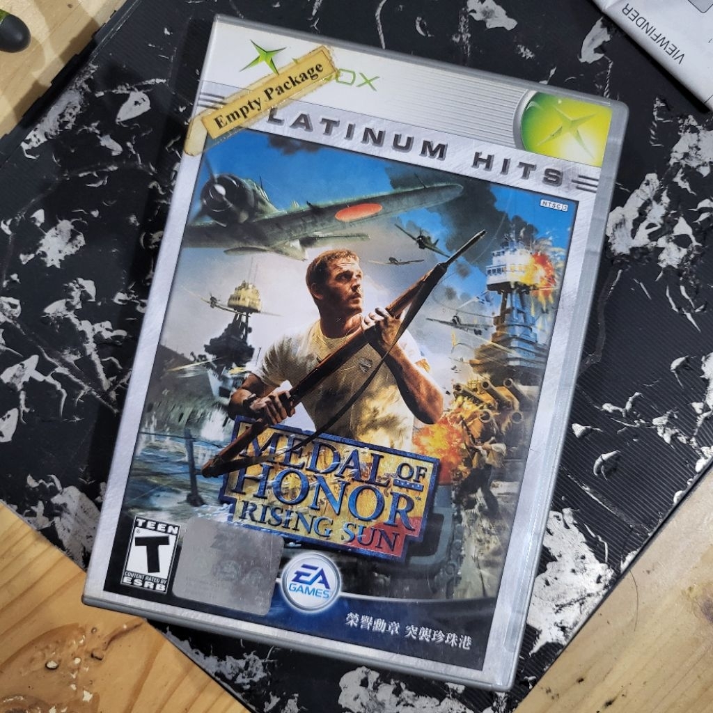 kaset game xbox classic medal of honor rising sun