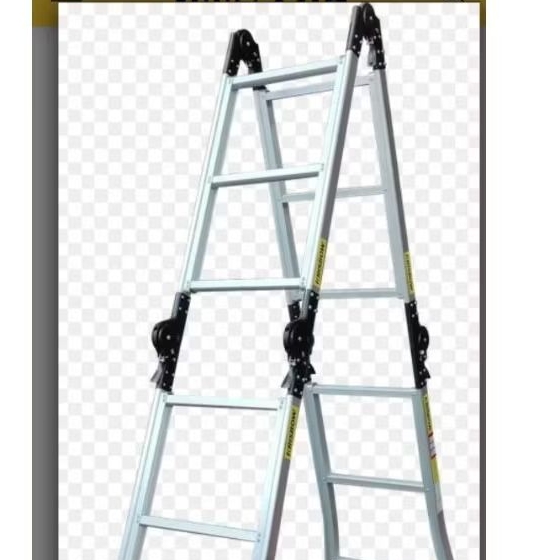 krisbow multipurpose ladder aluminium ladder 2.6/3.8/5.0/6.2 meter // tangga lipat multipurpose alum