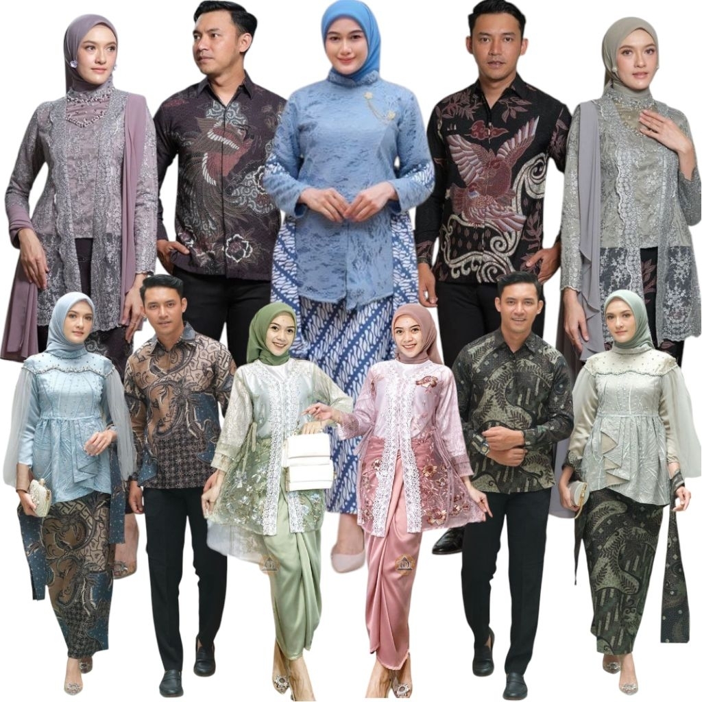 PROMO SHOPEE FLASH SALE COD Kebaya pengantin kebaya modern kebaya sarimbit batik couple Kebaya coupl