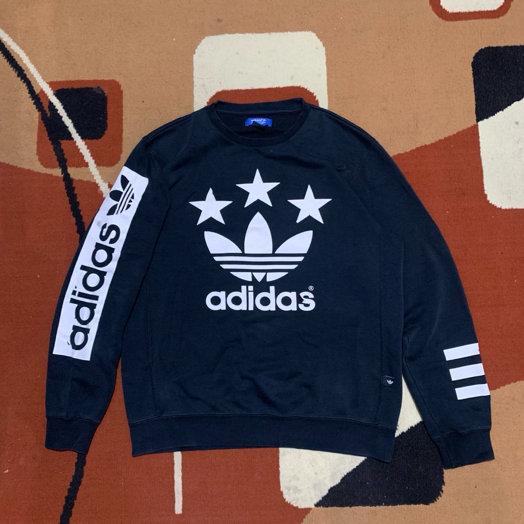 Crewneck Adidas Threefoil | Sweater Adidas | Adidas Original