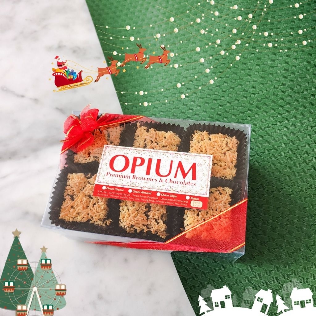 Brownies Oven Choco Cheese / Oleh-oleh Semarang / OPIUM Premium Brownies