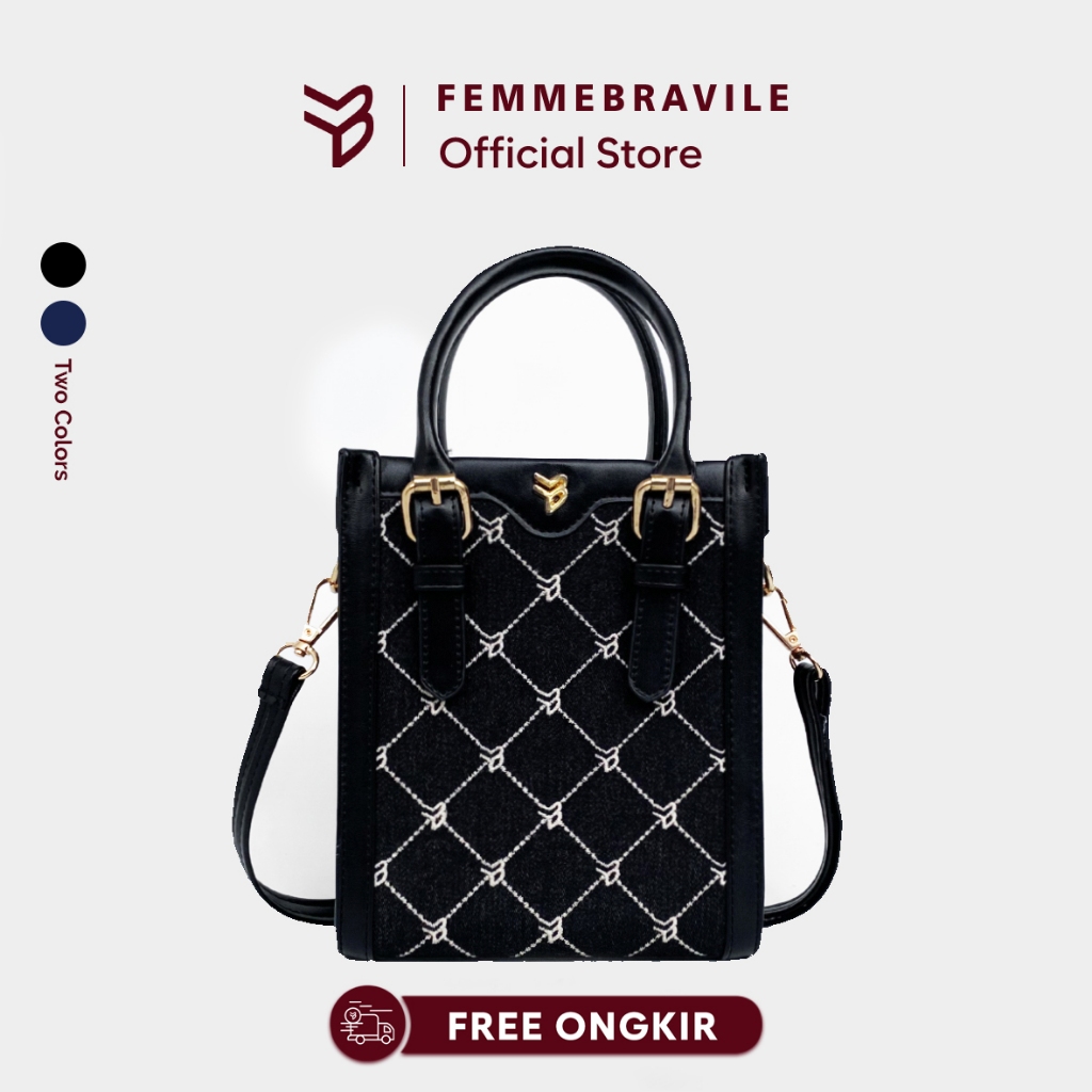 Femmebravile | Tas Selempang Wanita | Sling Bag | Tas Wanita | Carol Bag