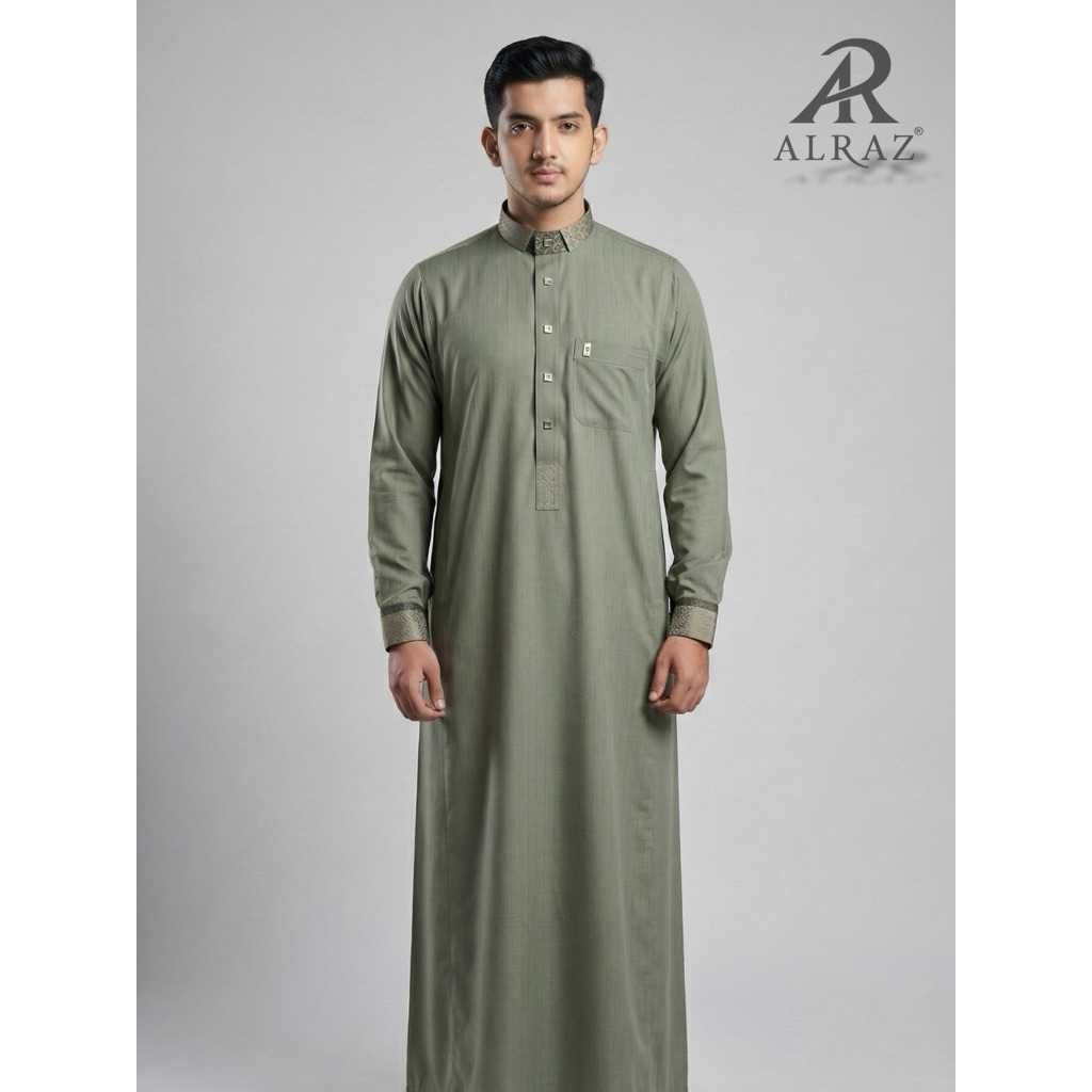 ALRAZ Thobe Exclusive Al Bitruji 694 (Free Box)