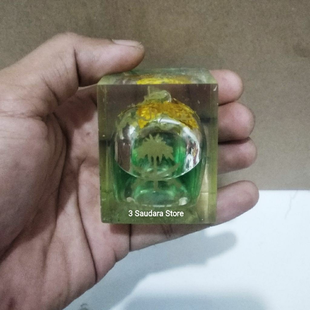 Minyak Wangi Apel Jin Hijau Daun 3, 5, 7, 9, 11 Asli Kualitas Premium Warna Pekat  - 3 Saudara Store