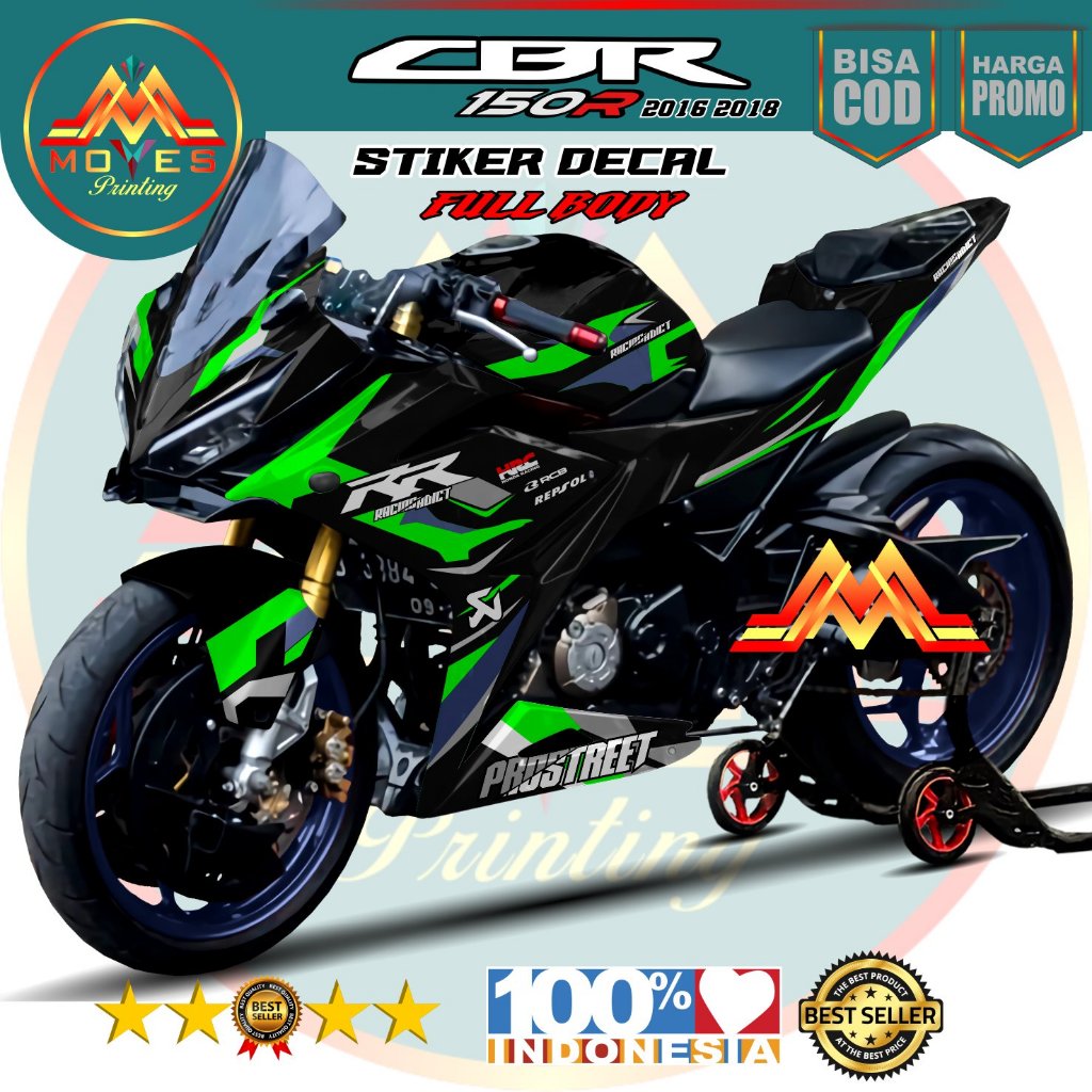 COD Decal Honda CBR 150R facelift 2016-2018 full body stiker decal CBR 150R