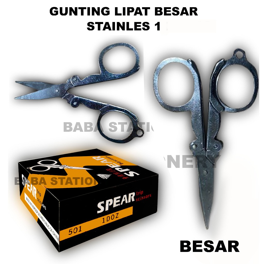 Gunting Lipat BESAR Spear Tajam Kuat 1 Pcs / Gunting Lipat Stainles - Besi
