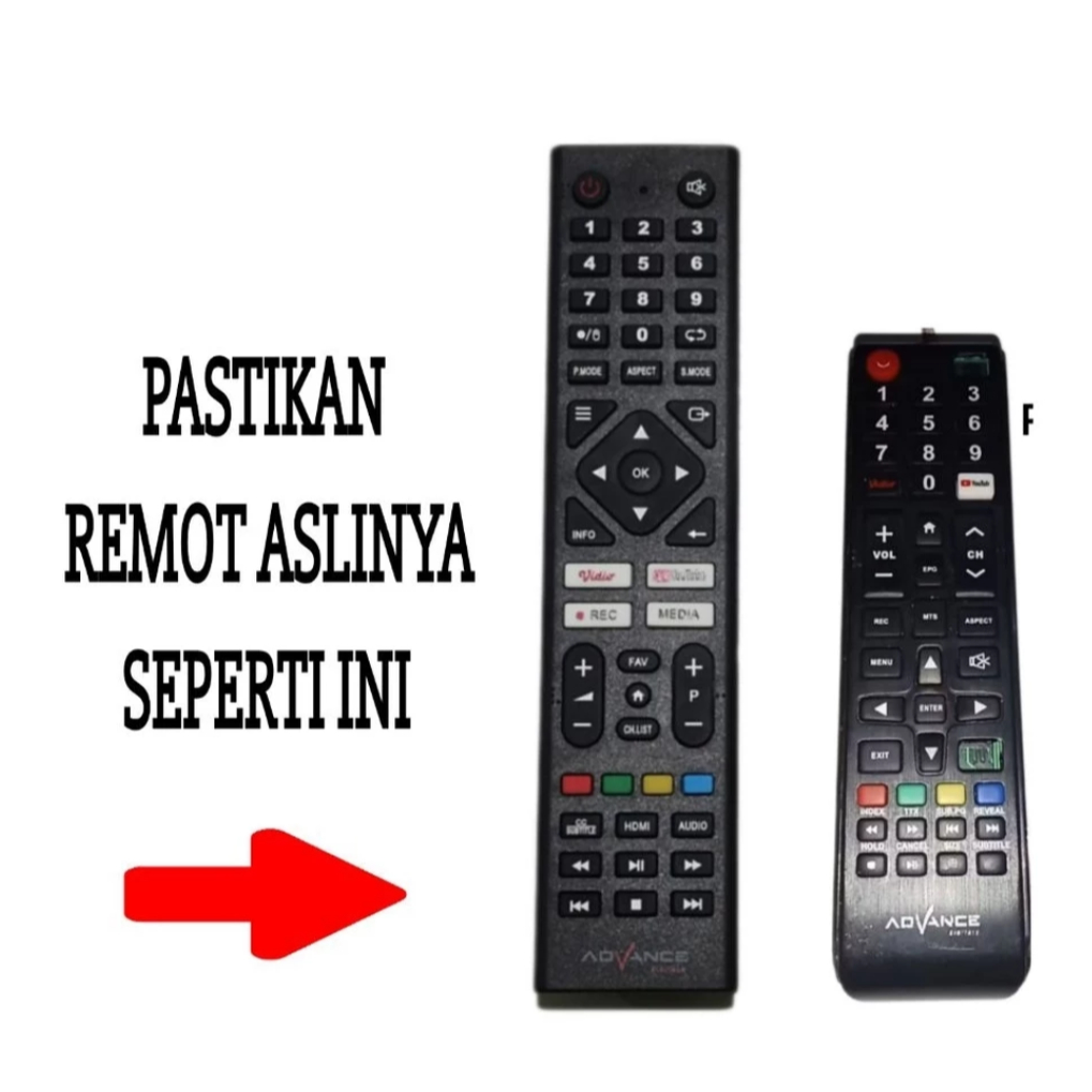 RK Remote HD LED TV For Remot TV ADVANCE SMART ANDROID 3203A 4201A