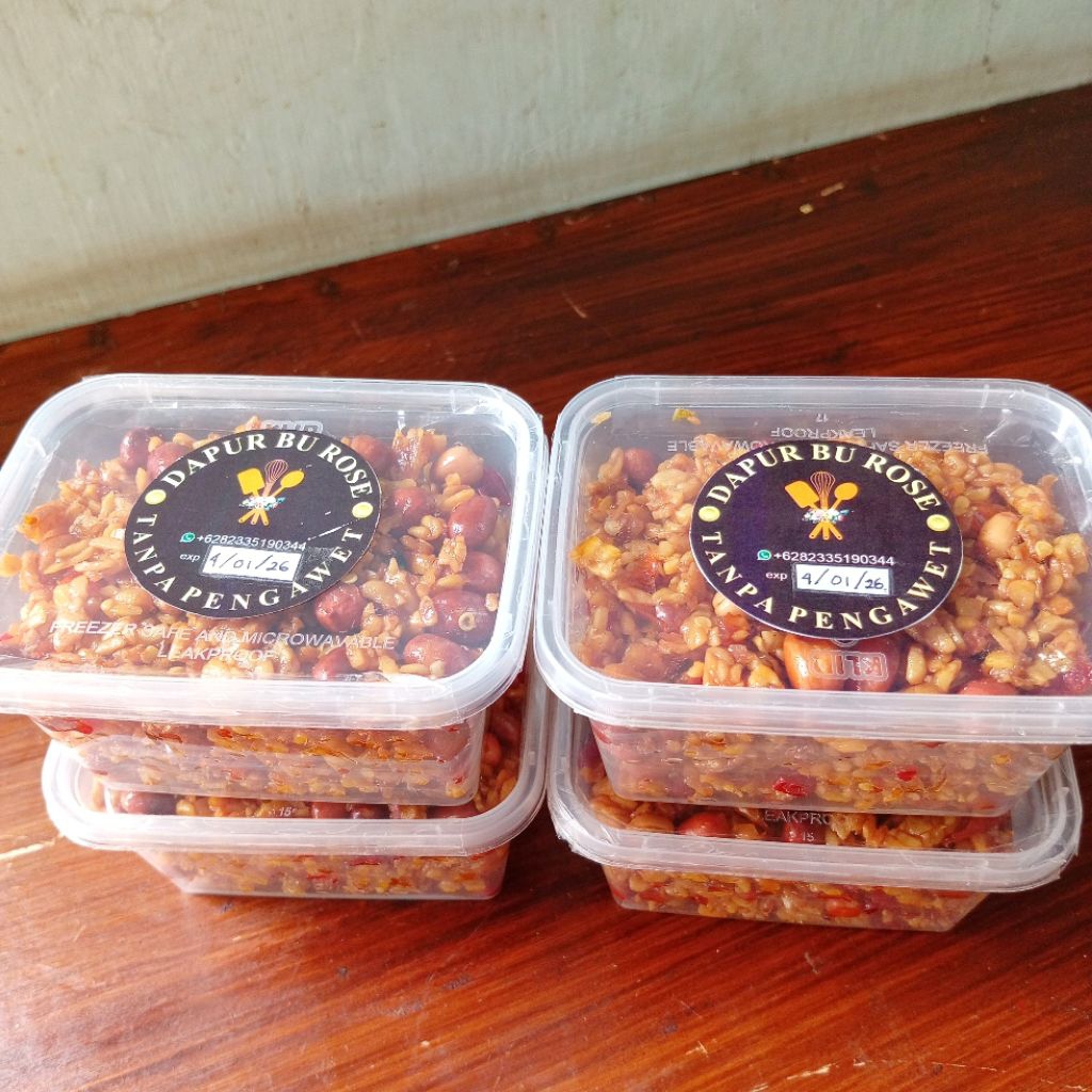 KERING TEMPE KACANG TANAH KEMASAN 250 GR (RP 10.000)