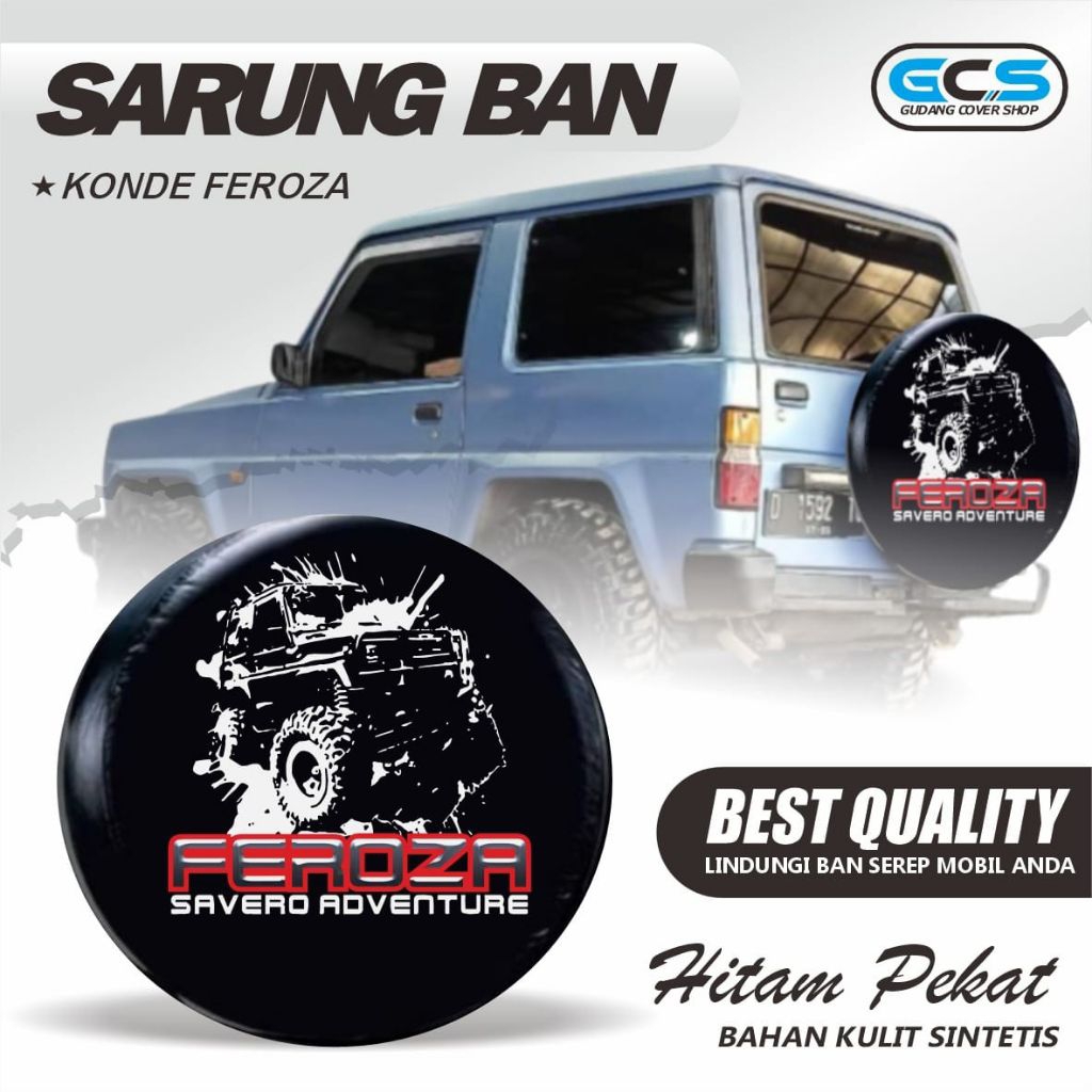FEROZA Penutup/Sarung Ban Cadang Mobil Feroza