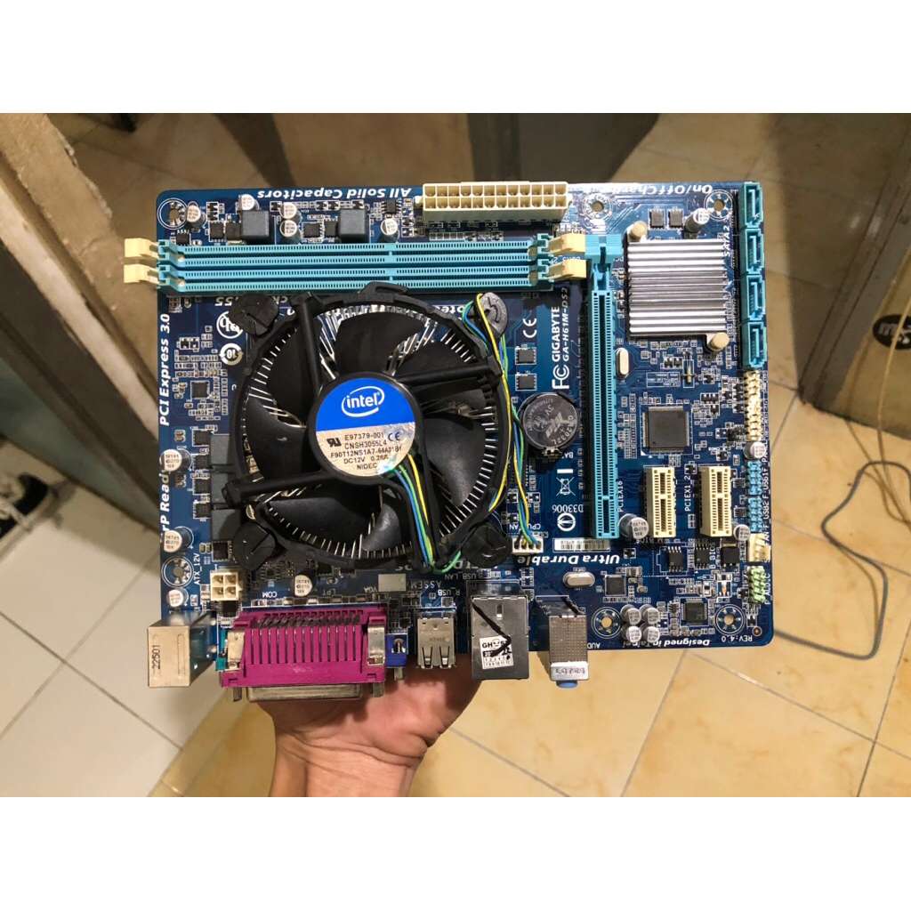 Paketan mobo gen 3 + procie i3 3120