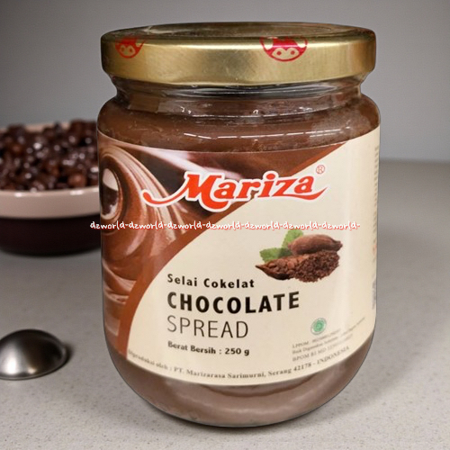 Mariza 250gr Selai Cokelat Chocolate Spread Coklat Kemasan Botol Selai Rasa Coklat