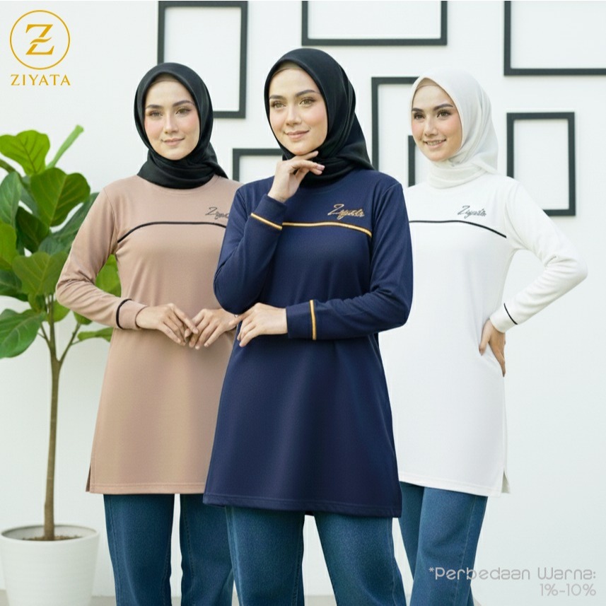Kaos Tunik Couple Pasangan Baju Tunik Muslimah