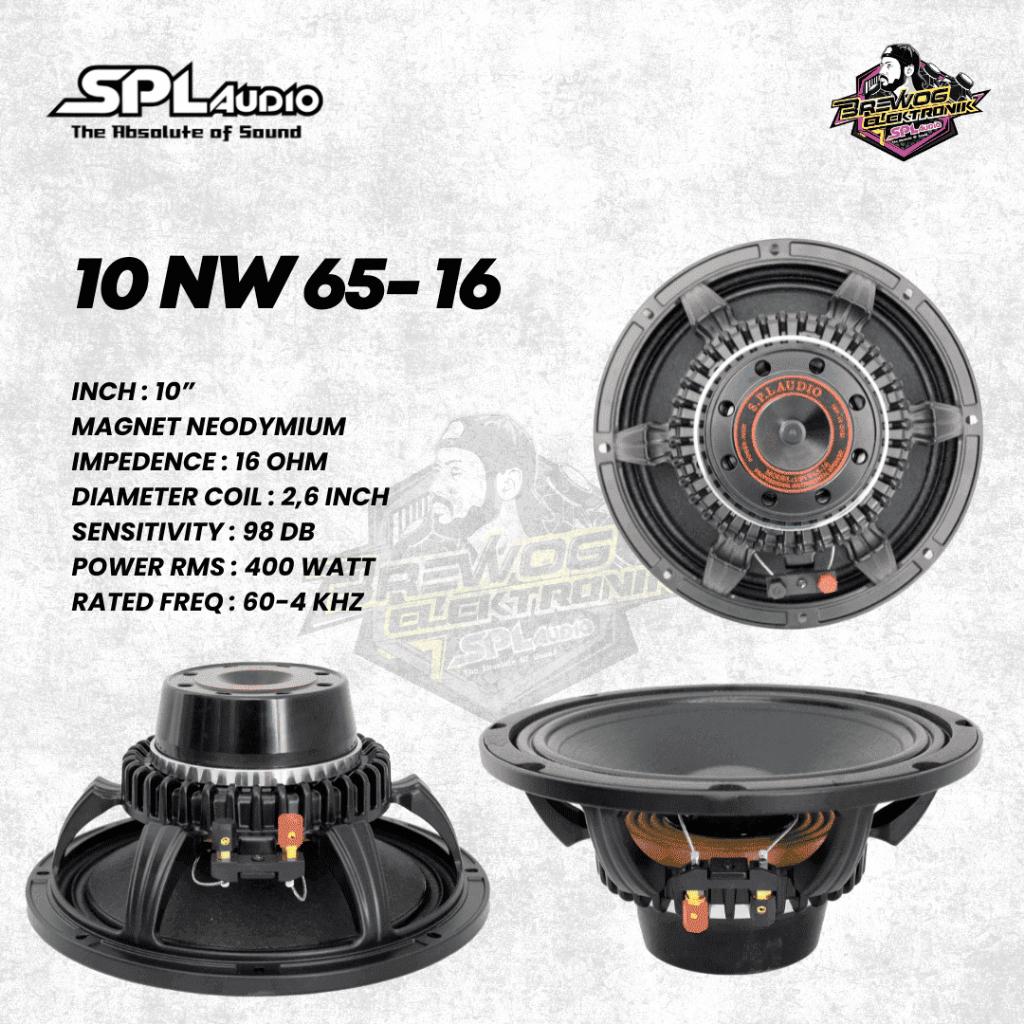 KOMPONEN SPEAKER SPL AUDIO 10NW6516