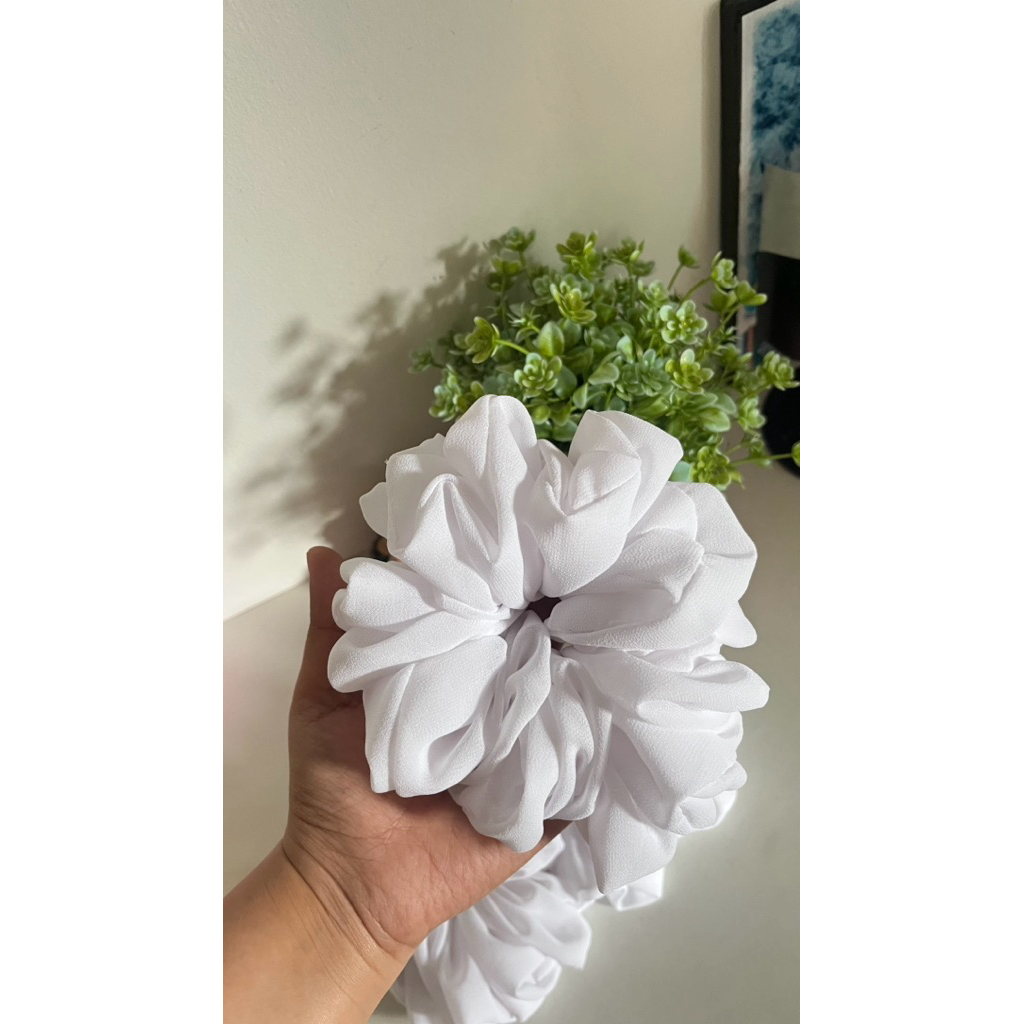 Scrunchie bahan ceruti baby doll