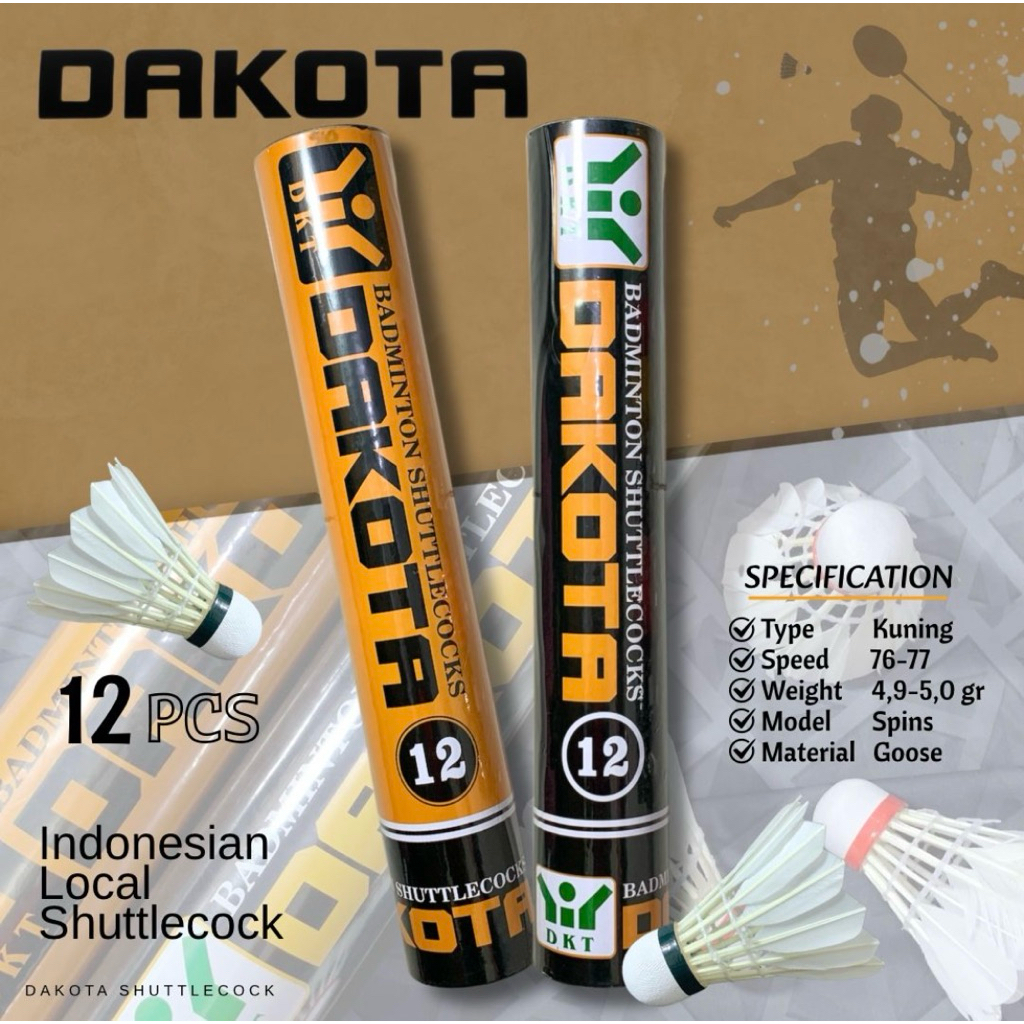 kok cock shuttlecock bola badminton bulutangkis bulu tangkis dakota garuda