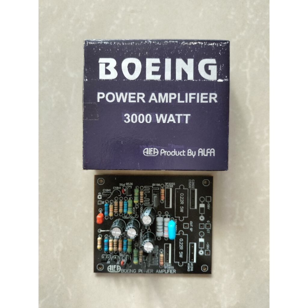 Driver Power Amplifier BOEING ALFA - Kit Power Mono Karakter Low Sub Bass Nendang