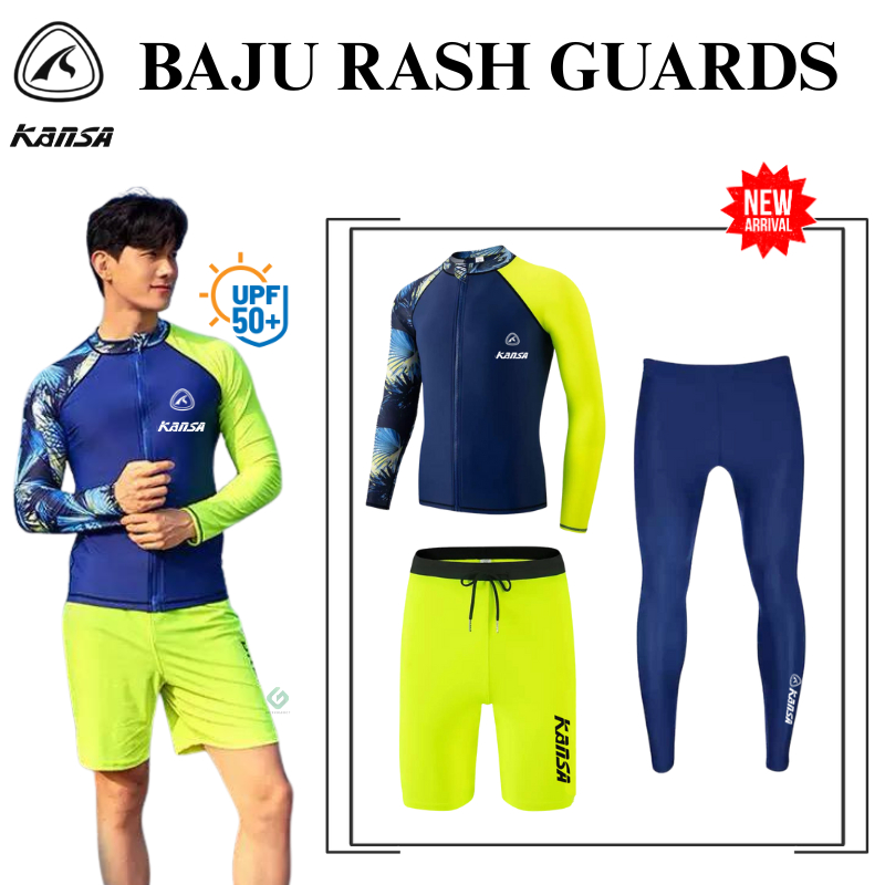 Baselayer Legging Panjang Olahraga Kansa / Baju Diving Rashguard Pria Kansa 0.5mm lycra / Celana Ren