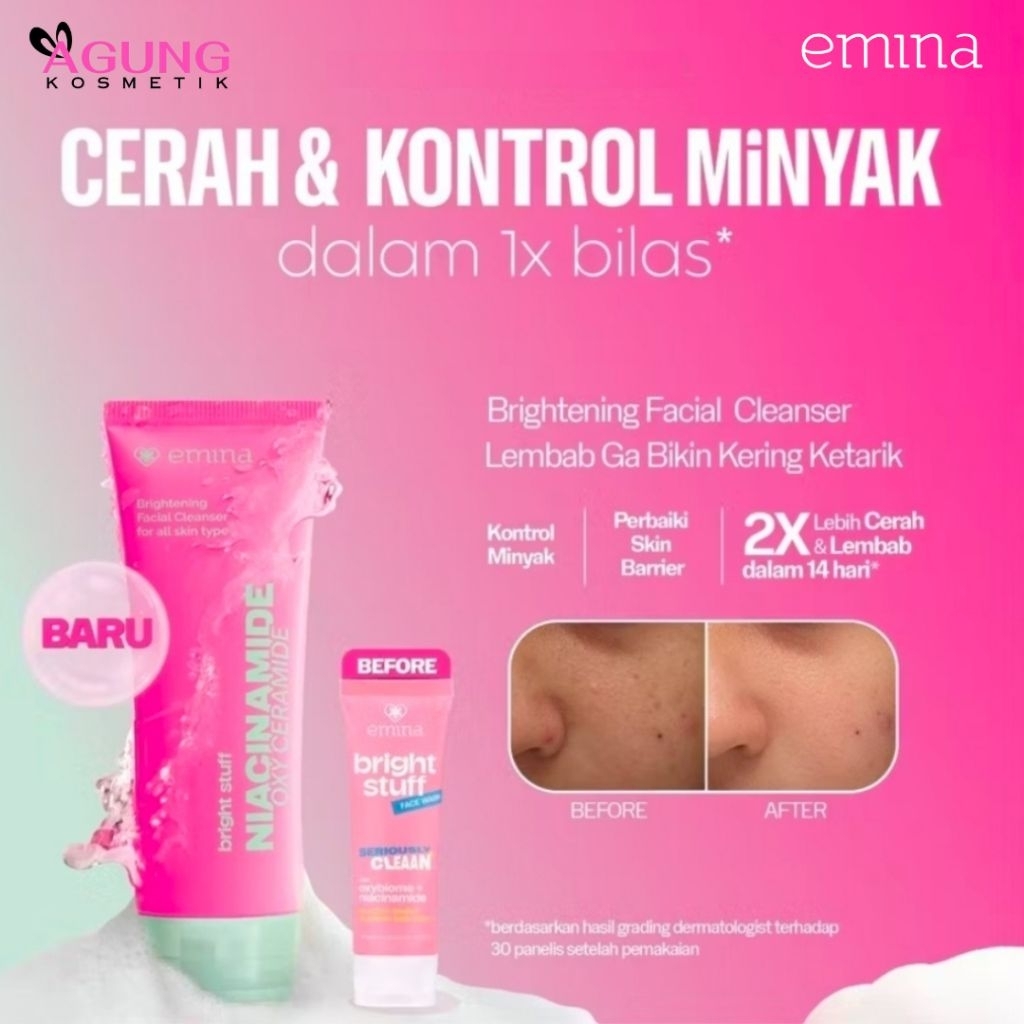 EMINA Bright Stuff Niacinamide Facial Cleanser