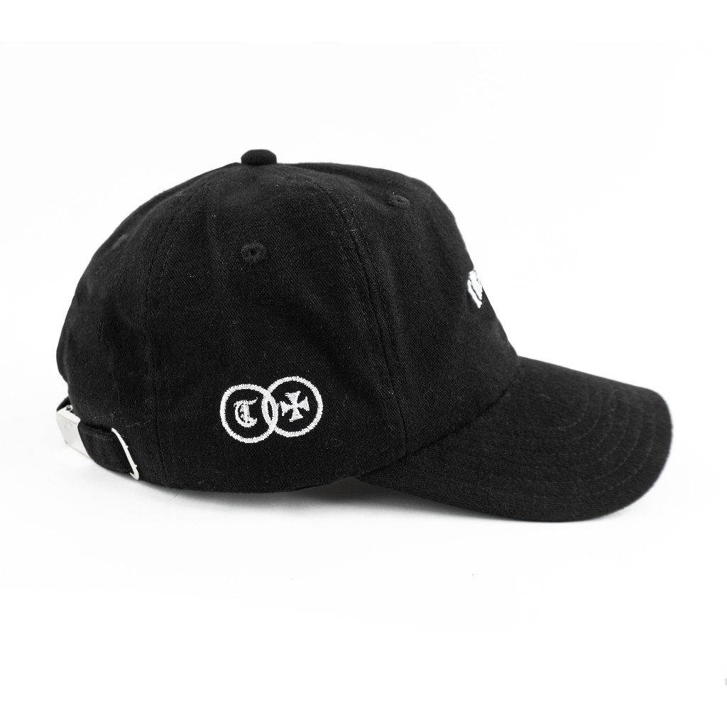[Free Box] Troy Company Baseball Polo Cap Black Rodeo - Topi Polo Baseball Hitam BC 3461
