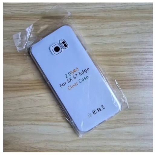 [ Case Untuk Samsung S7 Edge ] TPU 2.00 MM Case Bening Samsung S7 Edge / SoftCase Bening Samsung S7 