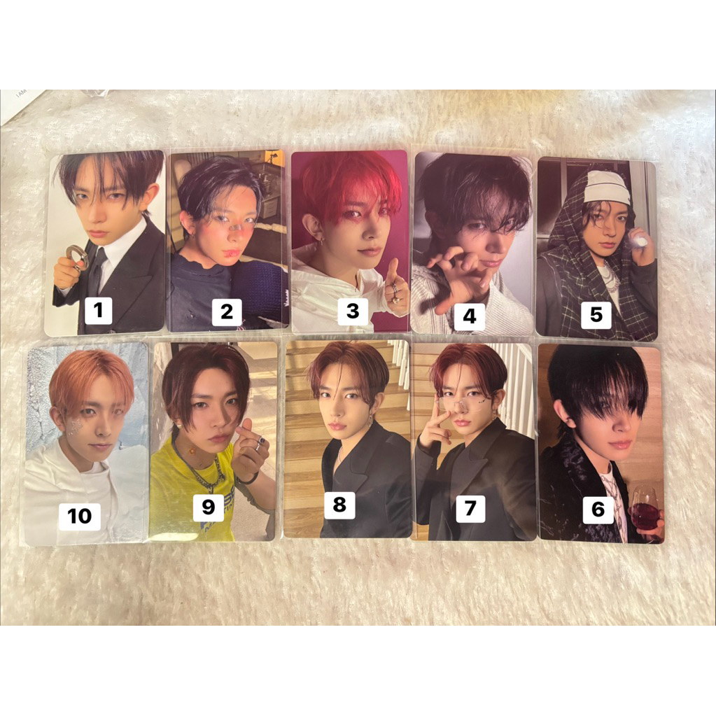 [FREE PC OFFICIAL] PHOTOCARD OFFICIAL ENHYPEN HEESEUNG ROMANCE UNTOLD DESIRE UNLEASH DARKBLOOD ENNIV