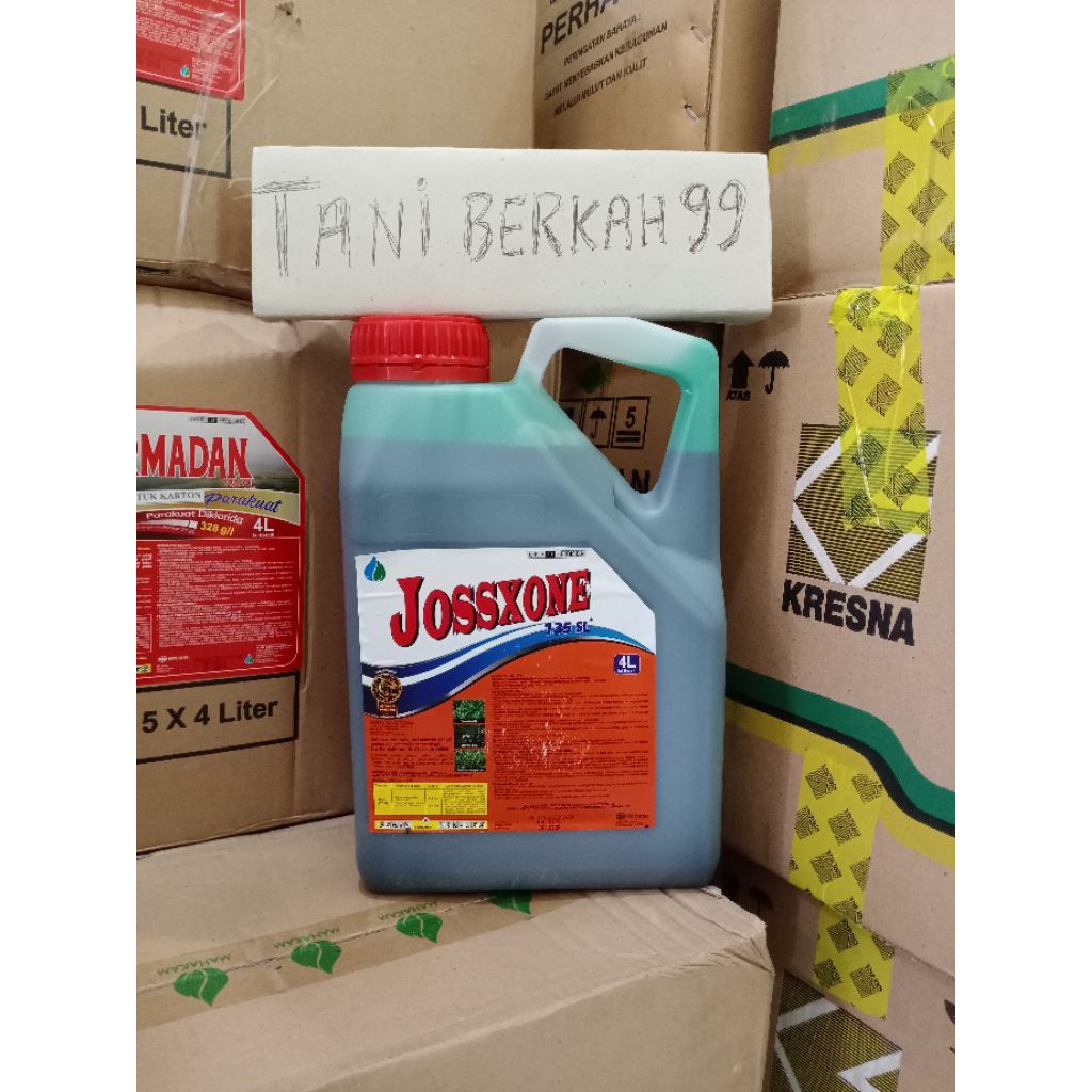 Herbisida jossxone 135sl 4 liter | paraquat | turmadan | gramoxone | raja brantas | bigxone |  Asxon