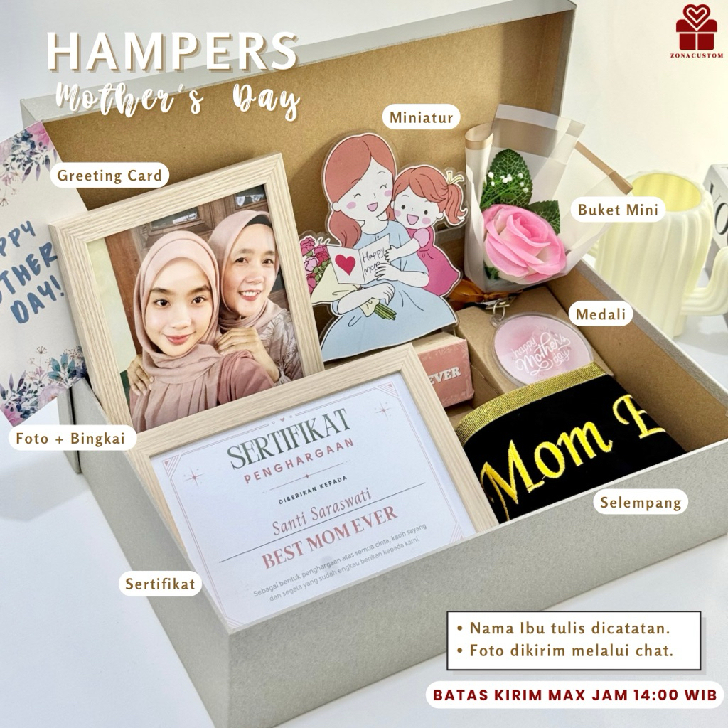 Hampers Hari Ibu - Hampers Mothers Day - Giftbox Ibu - Kado Hari Ibu - Kado Ulang Tahun Mama - Medal