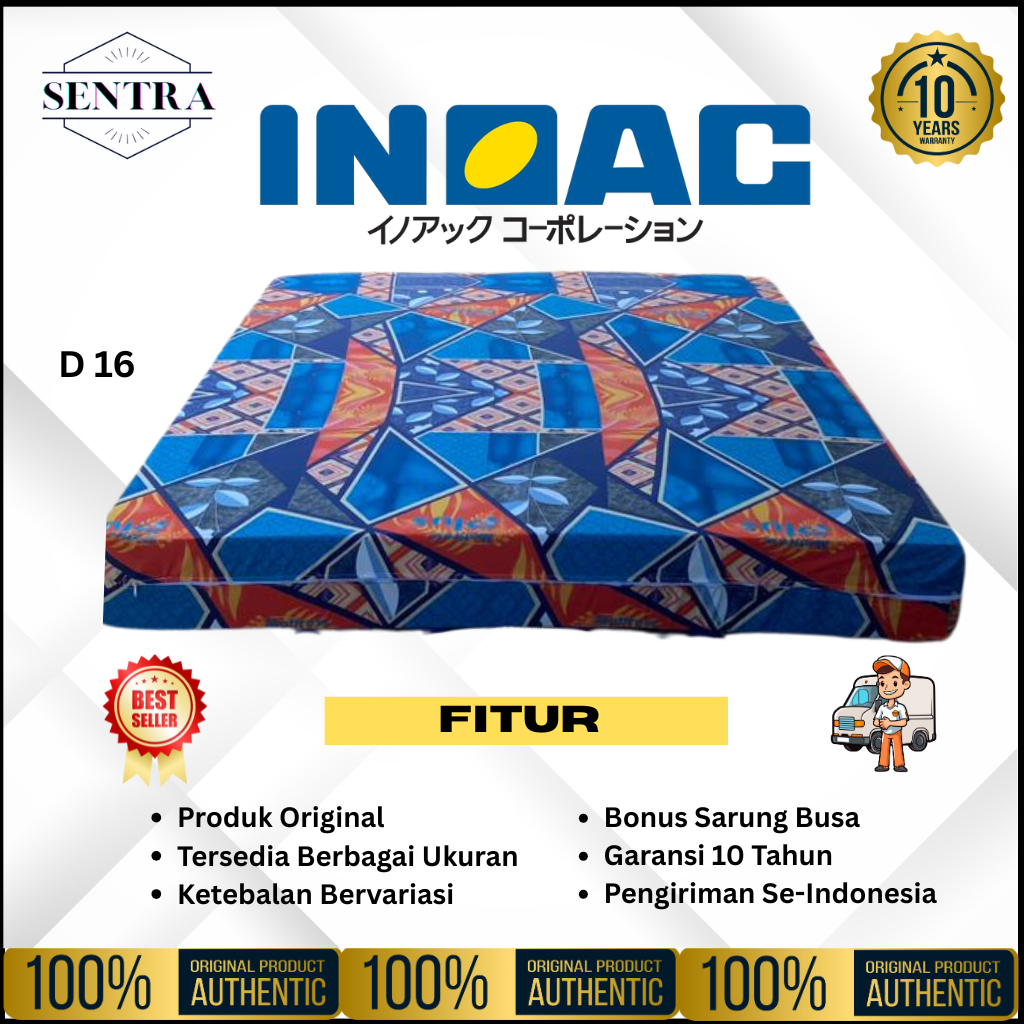 INOAC.KASUR BUSA / KASUR TIDUR / SPON TIDUR INOAC GARANSI RESMI