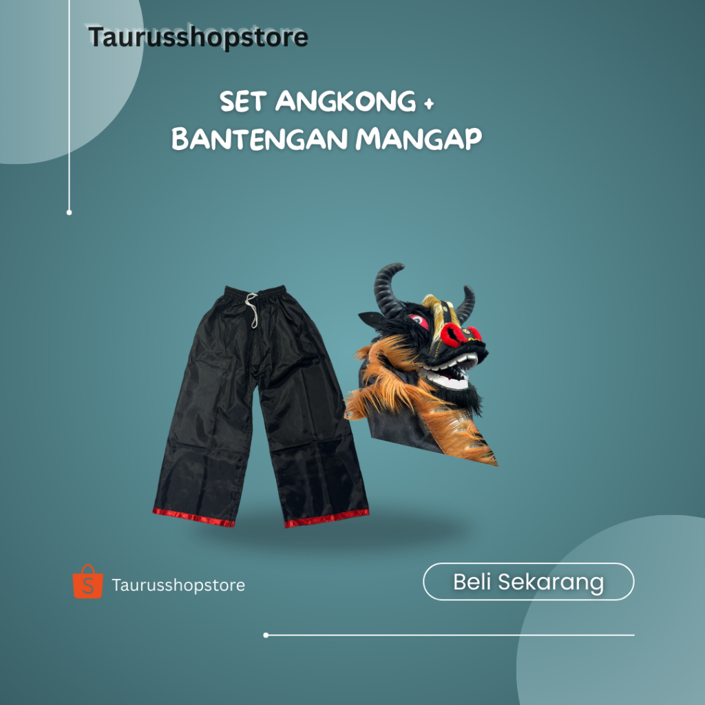 TSS Set Angkong dan Bantengan Spons Mainan Anak Tradisional