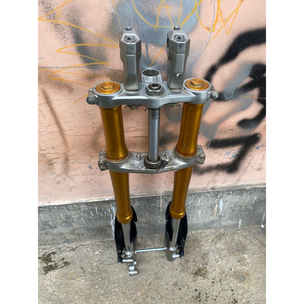 Shock KLX BF SE Original Copotan Motor Shockbreaker USD KLX BF Gold